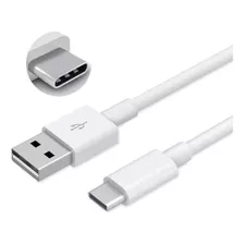 Cable Usb 2.0 3a To C 1.5 Mtr Hp Dhc Tc100 Color Blanco 