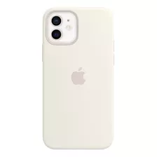 Carcasa De Silicona Con Magsafe Apple iPhone 12 Color Blanco Blanco - Distribuidor Autorizado