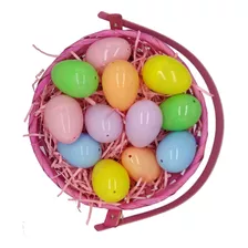 Huevos Pastel Sorpresa Chico Plástico Rellenable Pascuas X12