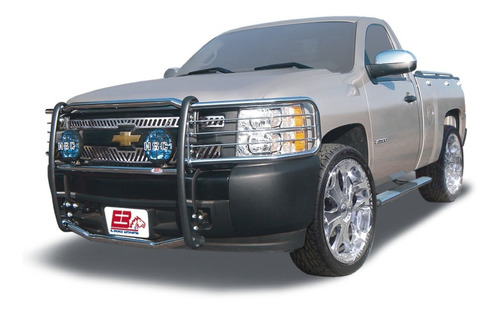 Burrera Cromada Bronco Chevrolet Silverado 2007-2013 Foto 4