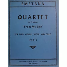Partitura 2 Violinos Viola Cello Quartet In E Minor Smetana