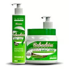 Máscara Babadeira + Shampoo Babadeira Com Extrato De Babosa