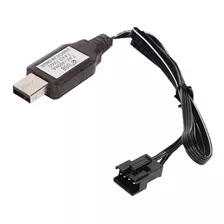 Carregador Usb Bateria 7.4v Pinos Sm-4p+ Carro Barco