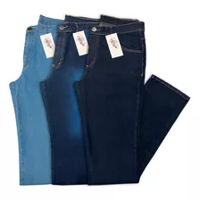 Kit 03 Calças Jeans Masculina Atacado - Tradicional