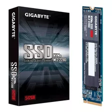 Disco Ssd 512gb Pciex4 Nvme Gigabyte M.2 2280