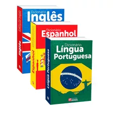 Dicionário Pocket Escolar Português Inglês Espanhol
