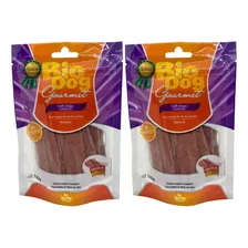 Kit Biscoito Biodog P/cão Gourmet Soft Strips Cordeiro - 2un