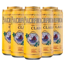 Cerveza Pacífico Pilsner Lata 355 ml 24 Unidades