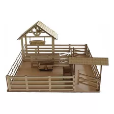 Mini Fazendinha Brinquedo Menino Curralzinho Mdf