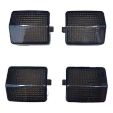 4 Lentes De Pisca Seta Moto Sahara Xlx 350 Cbx 200 Fume