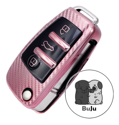 Funda Llave Audi Tpu Carbono A1 A3 A4 S3 Q3 Q5 Q7 Foto 5