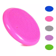 Disco Plataforma De Equilibrio Bosu 32cm Con Inflador Color Rosa