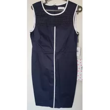 Exclusivo Vestido Calvin Klein Para Cóctel/ Oficina. Talla L