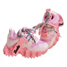 Zapato Bota Deportivo Barbie Para Niñas / Calzado Para Niñas