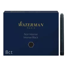 Waterman Repuesto Para Pluma Cartuchos Tinta Negro 16 Un