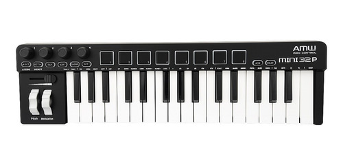 Amw Mini 32 Pad Teclado Controlador Midi 8 Pads Teclas . Fl