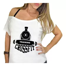 Camiseta Canoa Branca Academia Crossfit Training Ref 120