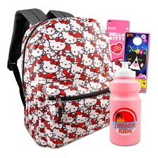 Hello Kitty Mochila Para La Escuela - Paquete Con Mochila Es