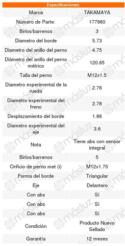 Maza Rueda Delantera Cadillac Xlr Foto 2