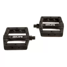 Pedal Plataforma Hupi Plus Nylon Mtb Freeride Dh - Preto