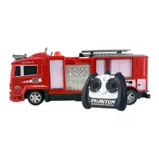 Caminhao Truck Bombeiro Com Luz E Controle Remoto Cks Toys