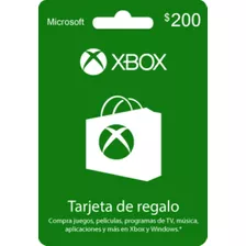 Tarjeta De Xbox 200