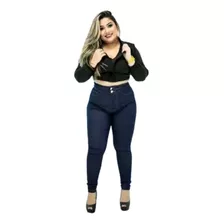 Calça Modeladora Cintura Mágica Plus Amaciada Mamacita Jeans