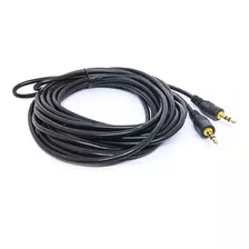 Cabo P2 Auxiliar 5m Universal Conector Dourado - Promoção