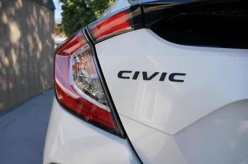 Emblema Negro Letras Civic 2016 2017 2018 2019 2020 2021 Foto 2