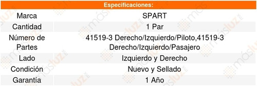 Set 2 Amortiguadores 5a Puerta Spart Ford Aerostar 86_97 Foto 2