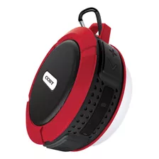 Coby Rugged Gear - Altavoz Bluetooth, Color Rojo, Resistent.