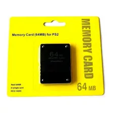 Memory Card Ps2 64 Mb Negra