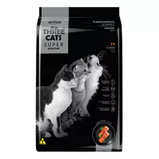 Comida Para Gato Three S Superpremium Castrados Salmon 3 Kg