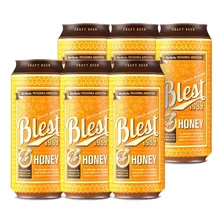 Cerveza Blest Artesanal Lata X 473 Cc. Honey ( X 6 Unid)