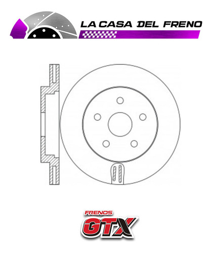 Par Disco Freno Del Volvo V50 2.5 2004-2022 (b5254t3-mw) Foto 5