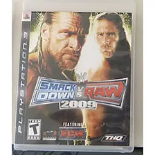 Smack Down Vs Raw - Luta Livre 2009 Jogo Playstation Ps3 