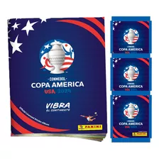 Álbum + 25 Sobres Figuritas Copa América Usa 2024