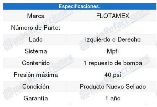 Repuesto Bomba Gasolina Honda Integra 1.8l 96-01 Foto 2