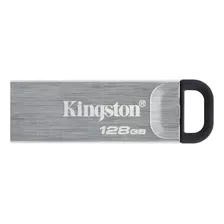Memoria Usb Kingston Data Traveler Kyson 128gb Metalizada Plateado