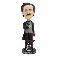 Royal Bobbles Edgar Allan Poe Bobblehead, Figura Realista De