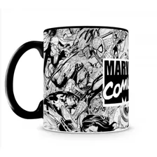 Caneca Oferta Cerâmica Marvel Comics Poster Super Heróis