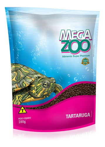 Ração Megazoo Para Tartarugas Aquáticas - 280 Gr