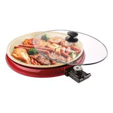 Multi Grill Ceramic Pan Grl350 Vermelha Cadence 110v