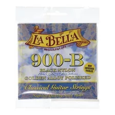 Encordadura La Bella Golden 900b Nylon Negro
