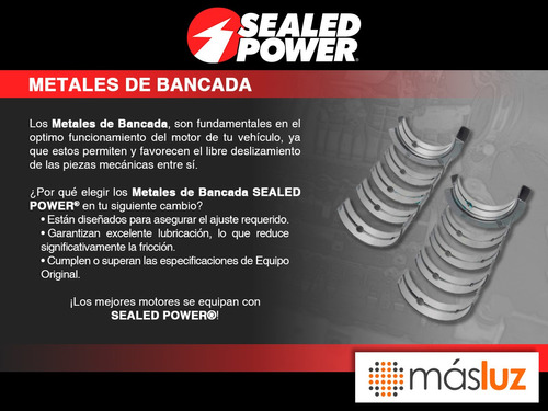 Kit Metales Bancada 0.010 Grand Safari 72/74 Sealed Power Foto 4