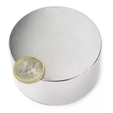 Ímã De Neodímio N52 Disco 60mm X 20mm Super Forte 2 Un