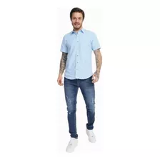 Calça Biotipo Jeans Masculina Skinny Com Rasgos