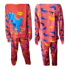 Pijama Niño Manga Larga Modelo Dinosaurio Exclusivo