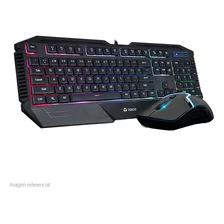 Combo Teclado , Mouse Gamer Teros Te-4140n Luces/ Rgb