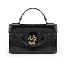 Bolsa Charol Crossbody Mujer Negro Holly Land Casual Chica